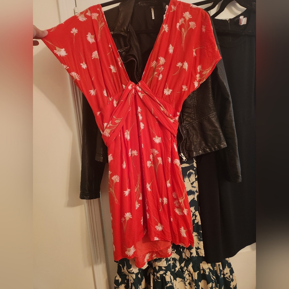 Nordstrom Lush Floral Mini Dress